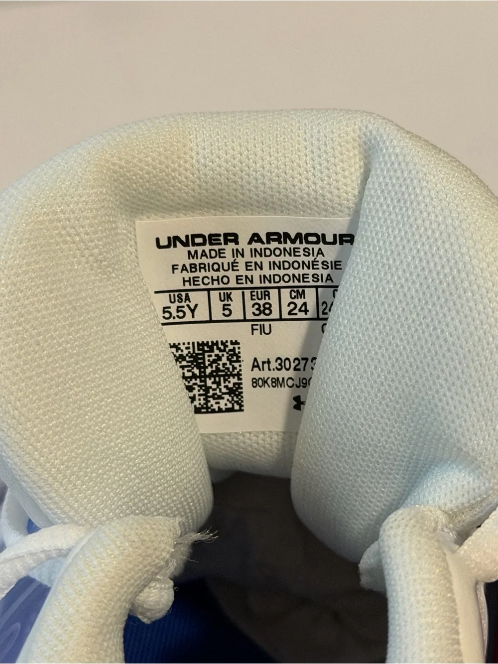 Under Armour Spotlight RM Texas Heat Advisory Football Cleats Size 5.5Y